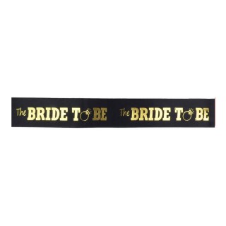 gelin kusagi altin varakli the bride to be 6 cm x 2 mt kurdele
