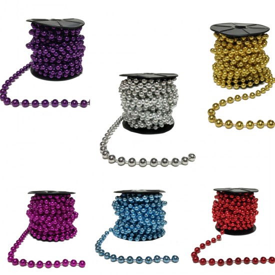 İnci İpe Dizili Boncuk 6 MM (8 Metre) İnci İpe Dizili Boncuk 6 MM (8 Metre)