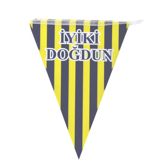 İyiki Doğdun Taraftar Flama Bayrak Seti Sarı Lacivert İyiki Doğdun Taraftar Flama Bayrak Seti Sarı Lacivert