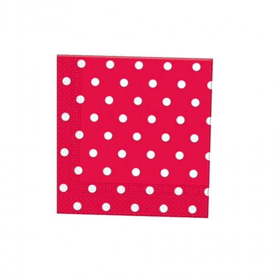 Kağıt Peçete Puantiyeli 33*33 CM (20 Adet) Kağıt Peçete Puantiyeli 33*33 CM (20 Adet)