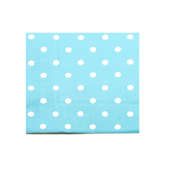 Kağıt Peçete Puantiyeli 33*33 CM (20 Adet) Kağıt Peçete Puantiyeli 33*33 CM (20 Adet)