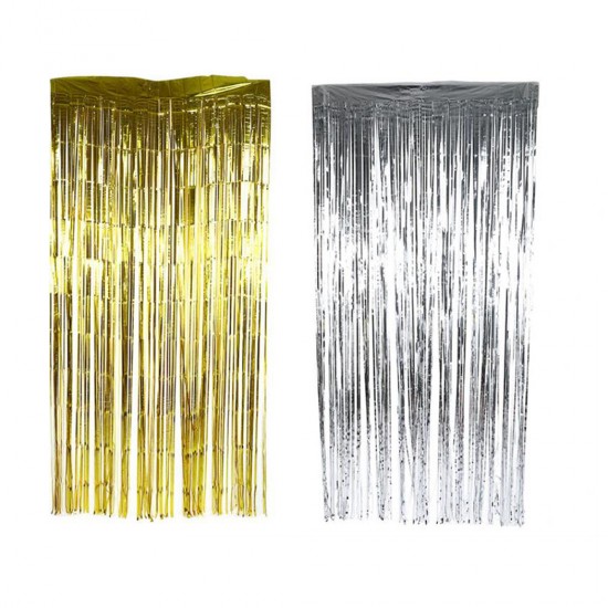 Metalize Fon Süsü Asmalı 50X230 CM