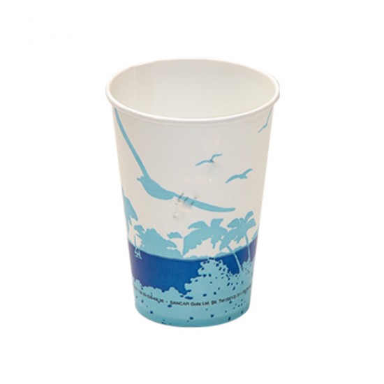 Karton Bardak 12 Oz Hawai Desenli (50 Adet) Karton Bardak 12 Oz Hawai Desenli (50 Adet)
