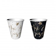 Karton Bardak Gold Varak Baskılı İyiki Doğdun (6 Adet)