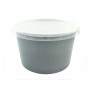 Karton Çorba Kasesi Kapaklı 11 Cm X 7 Cm (25 Adet)