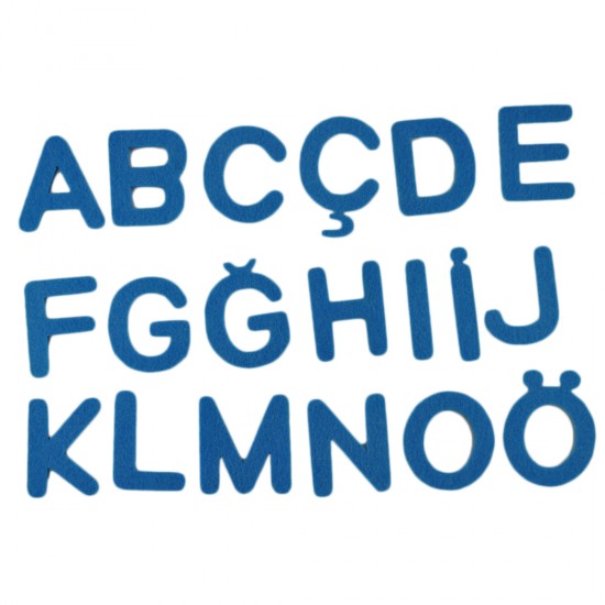 Keçeden Alfabe (100 Adet) Keçeden Alfabe (100 Adet)