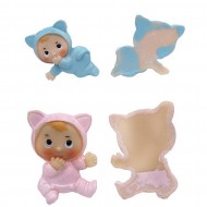 Bebek Şekeri Biblosu Kedi Kostümlü (50 Adet)