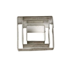Kek Kurabiye Ve Pasta Kalıbı Metal Kare 3 Lü Set 021 Kek Kurabiye Ve Pasta Kalıbı Metal Kare 3 Lü Set 021