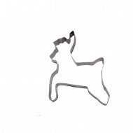 Kek Kurabiye Ve Pasta Kalıbı Metal Şekilli Geyik Modeli 10X10 CM