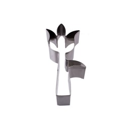 Kek Kurabiye Ve Pasta Kalıbı Metal Şekilli Yapraklı Lale 5X12 CM Kek Kurabiye Ve Pasta Kalıbı Metal Şekilli Yapraklı Lale 5X12 CM
