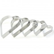 Kek Kurabiye Ve Pasta Kalıbı Metal Kalp Modeli 5 Li Set Kek Kurabiye Ve Pasta Kalıbı Metal Kalp Modeli 5 Li Set