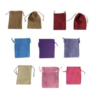 Kına Çerez Kesesi Çuval Naturel Büyük 12X17 Cm (20 Adet)