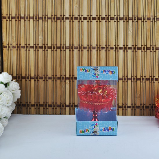 Çift Kartonlu Asetat Kutu Happy Birthday 7X7X11 (50 Adet) Çift Kartonlu Asetat Kutu Happy Birthday 7X7X11 (50 Adet)