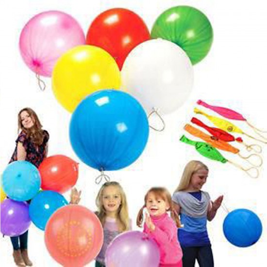 Lastikli Renkli Balon Maxi Punch Lateks Karışık Renk (10 Adet) Lastikli Renkli Balon Maxi Punch Lateks Karışık Renk (10 Adet)