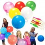 Lastikli Renkli Balon Maxi Punch Lateks Karışık Renk (10 Adet) Lastikli Renkli Balon Maxi Punch Lateks Karışık Renk (10 Adet)