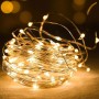Peri Led Işık|ince Pil Yataklı  3 Metre Gün Işığı Tel Şerit Led Kendinden Pilli