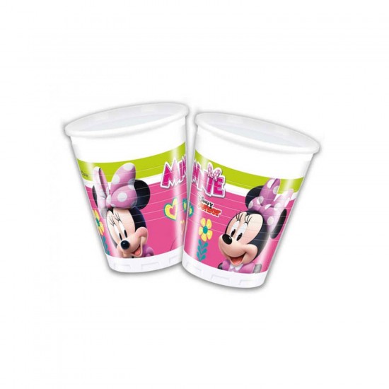 Minnie Mause Happy Helpers Temalı Bardak (8 Adet)