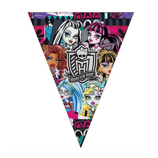 Monster High Klasik Temalı Üçgen Bayrak Set Monster High Klasik Temalı Üçgen Bayrak Set