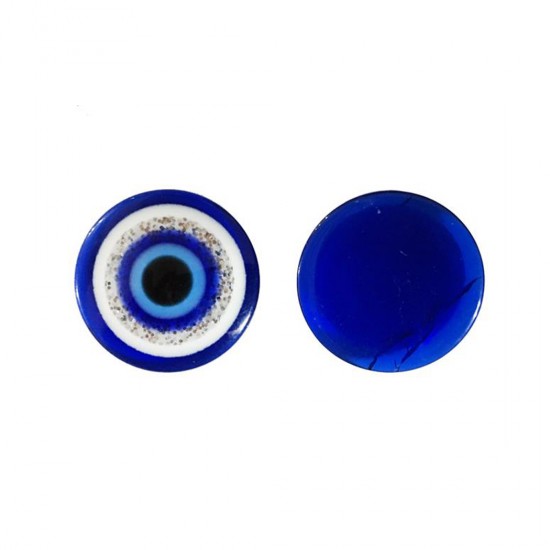 Nazar Boncuğu Plastik Simli 22 Mm (100 Adet) Nazar Boncuğu Plastik Simli 22 Mm (100 Adet)