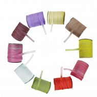 Organze Kurdele 1 CM Kenarı Şeritli  (457 Metre) Organze Kurdele 1 CM Kenarı Şeritli  (457 Metre)