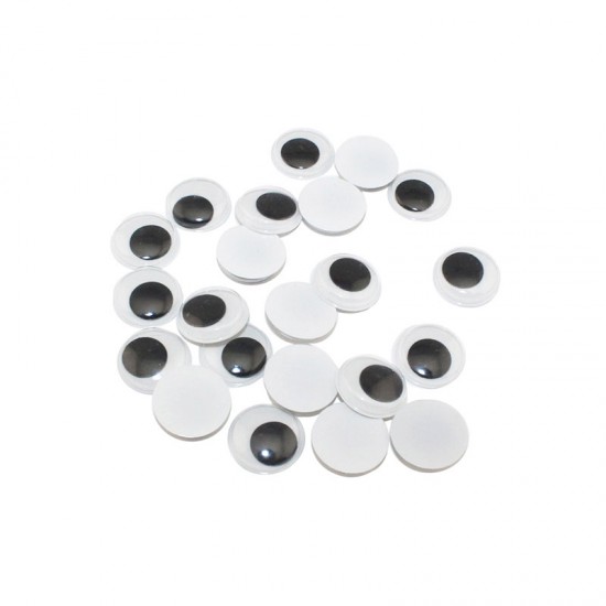 Oynar Plastik Göz Oyuncak Göz 20 MM (50 Adet) Oynar Plastik Göz Oyuncak Göz 20 MM (50 Adet)