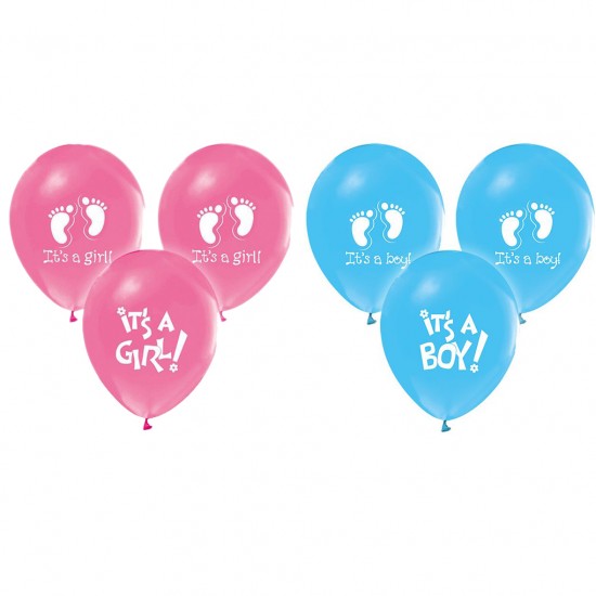 Balon It S A Girl It S A Boy Baskılı  (20 Adet)