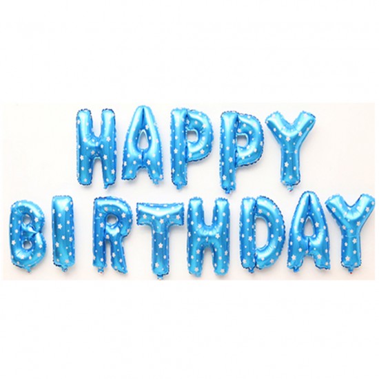 Happy Birthday Folyo Balon Pembe / Mavi Happy Birthday Folyo Balon Pembe / Mavi