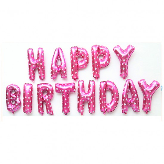 Happy Birthday Folyo Balon Pembe / Mavi Happy Birthday Folyo Balon Pembe / Mavi