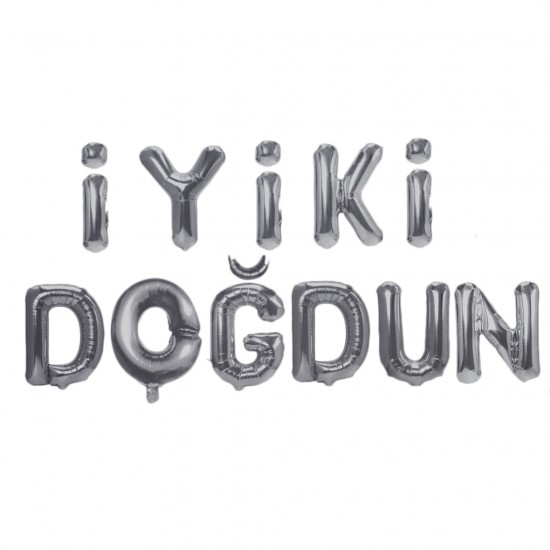 Folyo Balon İyiki Doğdun Yazılı 40 CM Folyo Balon İyiki Doğdun Yazılı 40 CM
