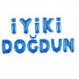 İyiki Doğdun Folyo Balon Pembe / Mavi İyiki Doğdun Folyo Balon Pembe / Mavi