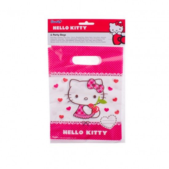 Hello Kitty Temalı Parti Çantası (6 Adet) Hello Kitty Temalı Parti Çantası (6 Adet)