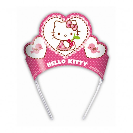 Hello Kitty Temalı Taç (6 Adet) Hello Kitty Temalı Taç (6 Adet)