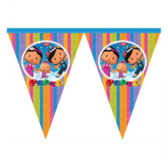 Pepee Renkli Düşler Temalı Üçgen Bayrak Set (1 Paket) Pepee Renkli Düşler Temalı Üçgen Bayrak Set (1 Paket)