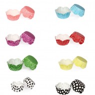 Kek Kalıbı Pet Kapsül 65*38 Mm Kağıt Cupcake Kağıdı (100 Adet)