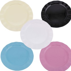 Plastik Lüks Tabak 22 CM (6 Adet) Plastik Lüks Tabak 22 CM (6 Adet)