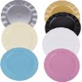 Plastik Lüks Tabak 26 CM (6 Adet) Plastik Lüks Tabak 26 CM (6 Adet)