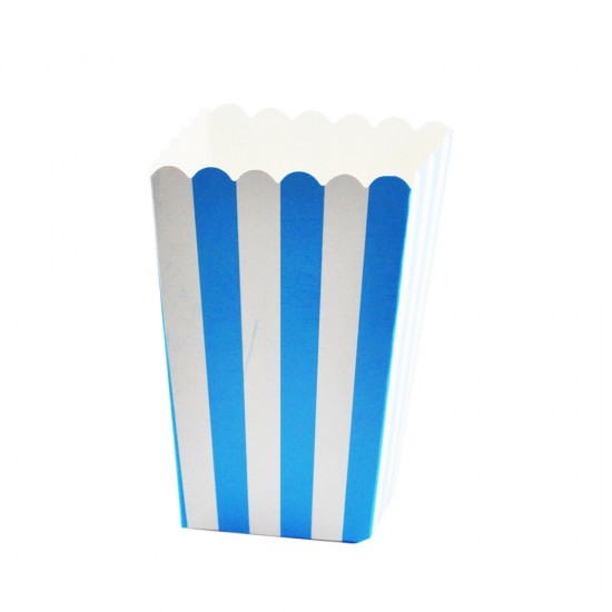 Popcorn Kutusu Karton Çizgili (Mısır Cips Kutusu) (10 Adet) Popcorn Kutusu Karton Çizgili (Mısır Cips Kutusu) (10 Adet)