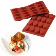 Silikon Kalıp Çikolata Ve Kek Kalıbı Oval Model 16 lı BT66 Silikon Kalıp Çikolata Ve Kek Kalıbı Oval Model 16 lı BT66