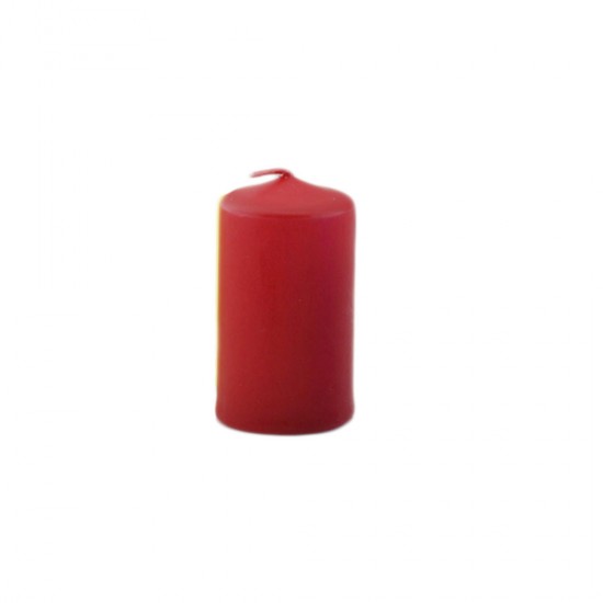 Silindir Mum Renkli 6 Cm (6 Adet)