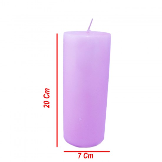 Silindir Mum Büyük Boy 20 CM