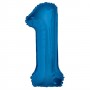 Folyo Balon Rakam 90 Cm Mavi