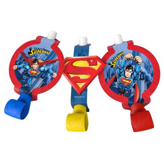 Superman Temalı Kaynana Dili (6 Adet) Superman Temalı Kaynana Dili (6 Adet)