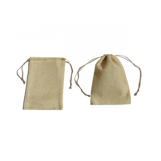 Kına Çerez Kesesi Çuval Naturel Büyük 12X17 Cm (20 Adet)