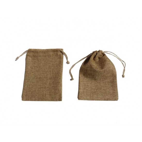 Kına Çerez Kesesi Çuval Naturel Büyük 12X17 Cm (20 Adet)