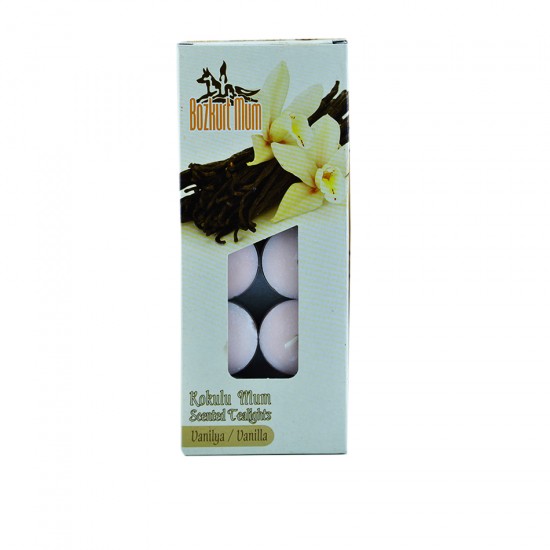 Tealight Mum Vanilya Kokulu 13 Gr (10 Adet) Tealight Mum Vanilya Kokulu 13 Gr (10 Adet)