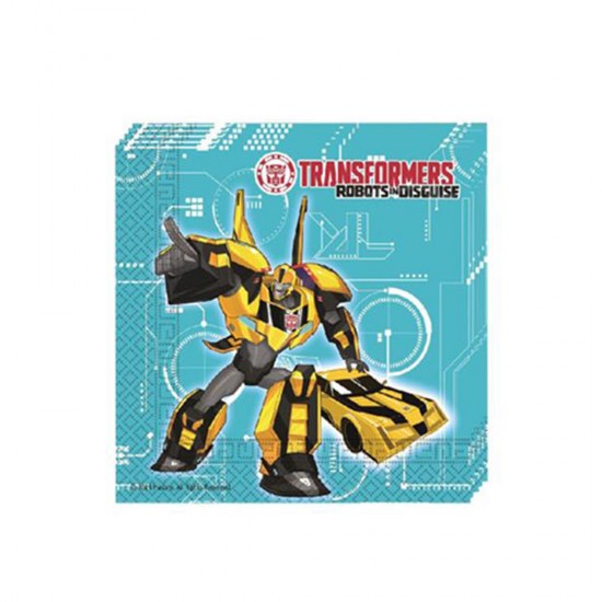 Transformers Temalı Kağıt Peçete 33*33 (20 Adet) Transformers Temalı Kağıt Peçete 33*33 (20 Adet)