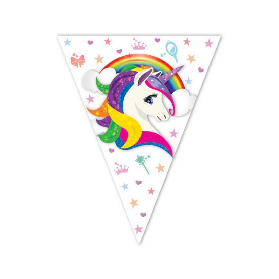 Unicorn Temalı Flama Bayrak Set 320 Cm Unicorn Temalı Flama Bayrak Set 320 Cm