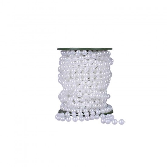 İnci İpe Dizili Boncuk 6 MM (8 Metre) İnci İpe Dizili Boncuk 6 MM (8 Metre)