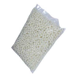 İnci Yuvarlak Delikli Plastik (500) Grm  İnci Yuvarlak Delikli Plastik (500) Grm