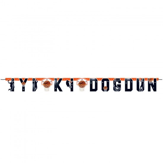 İyiki Doğdun Uzar Yazı Seti Basketbol Temalı 220 CM İyiki Doğdun Uzar Yazı Seti Basketbol Temalı 220 CM